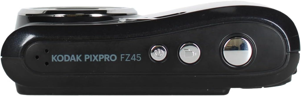 Kodak PIXPRO FZ45 Digital Camera (Black) | 16MP Sensor, 4X Optical Zoom, 27mm Wide-Angle Lens & Full HD Video | Great for Travel & Family Photos (FZ45BK) + 32GB Card + Camera Case + Cleaning Cloth