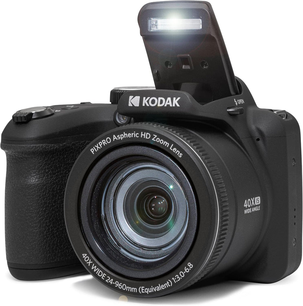 Kodak PIXPRO AZ405 Digital Camera + 64GB Memory Card + Camera Case (Black)
