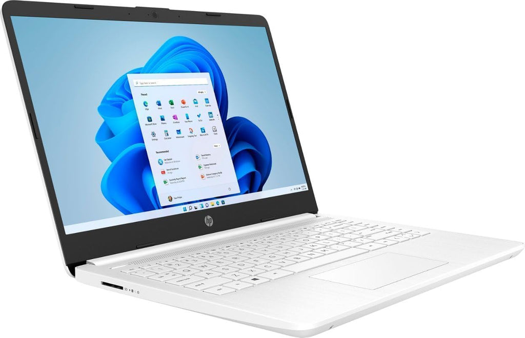 HP 2025 Laptop | 14-DQ300 | 14" 1366 x 768 | Intel-2 Core Celeron N4500 | Intel UHD Graphics | 16GB DDR4 | 512GB SSD+64GB eMMC | Windows 11 Home | Wi-Fi 6 - Bluetooth 5-720p Camera - Snowflake White