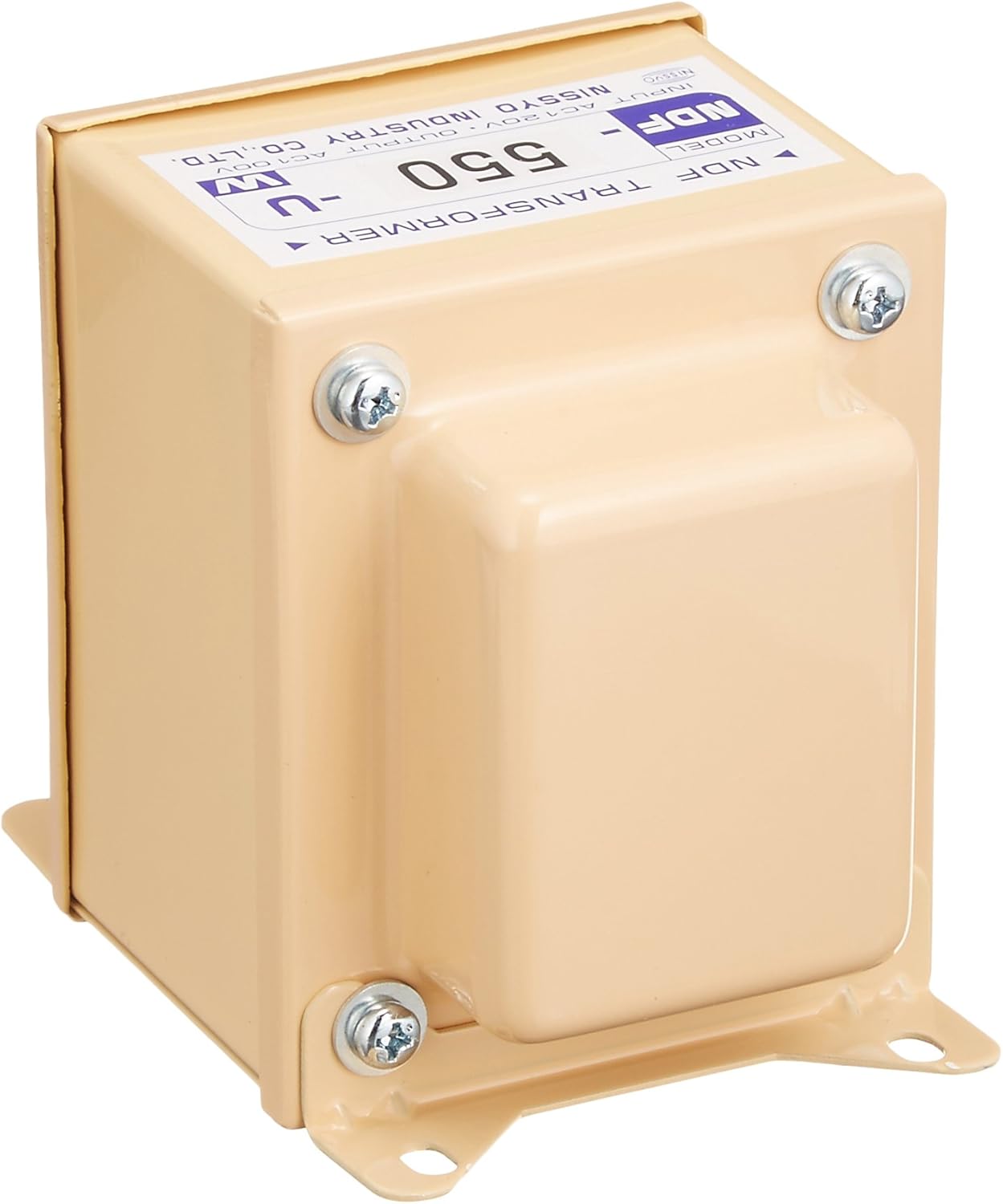 Down Transformer 550W 120V: 100V NDF-550U by Nissyo Kogyo