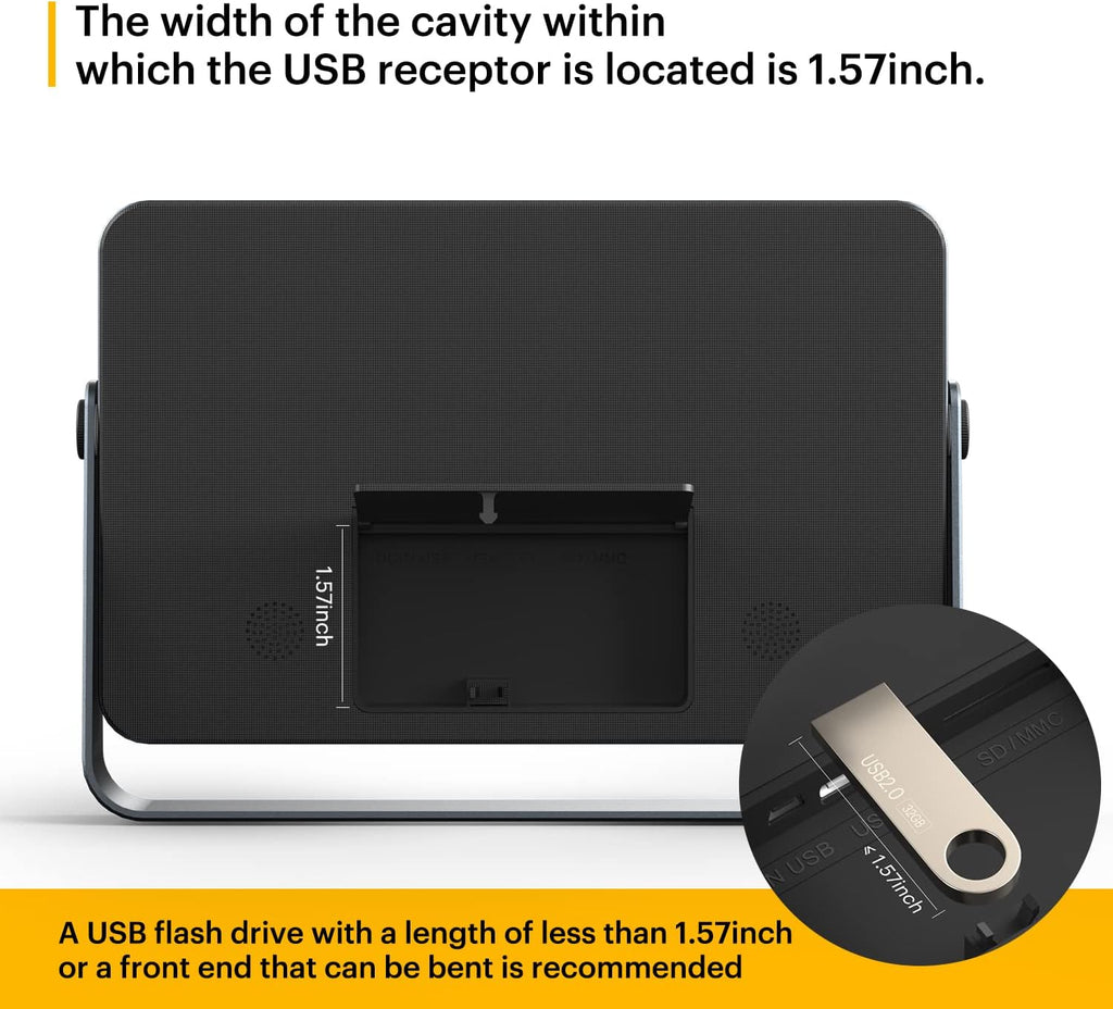 Kodak WiFi Digital Picture Frame 10.1 inch with 16GB Built-in Memory,4000mAh Battery,1280 * 800 Touch Screen Cloud 2.4GHz WiFi, Auto-Rotate, Kodak APP, Gift for Friends Family(Blue, 10 inch)