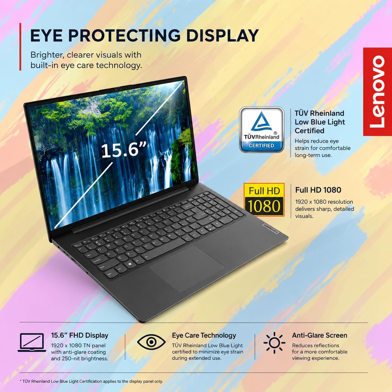 Lenovo V15 Business Laptop 2026 Edition, AMD Ryzen 3 7000-Series(Beat i7-1065G7), 15.6" FHD Display, 16GB DDR5 RAM, 512GB NVMe SSD, Wi-Fi 6, Ethernet RJ-45, Dolby Audio, Windows 11 Pro