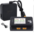 ToolkitRC M6D 15A x 2 DC Dual-Channel Output 1-6s Charger Discharger and ADP100 100w 20v 5A Power Supply Unit Set Sell, Black