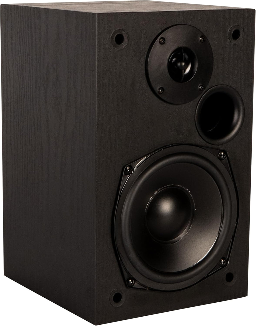 MTX Audio MONITOR5i 5.25 Inch 2-Way Bookshelf Speakers, 200W Polypropylene Wired Home Theater and Music Speaker System with RCA Input, Black