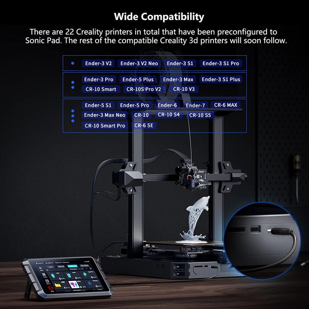 Creality Sonic Pad 7 Inch Touch Screen 3D Printer Bundle with Creality Nebula Camera for Sonic Pad