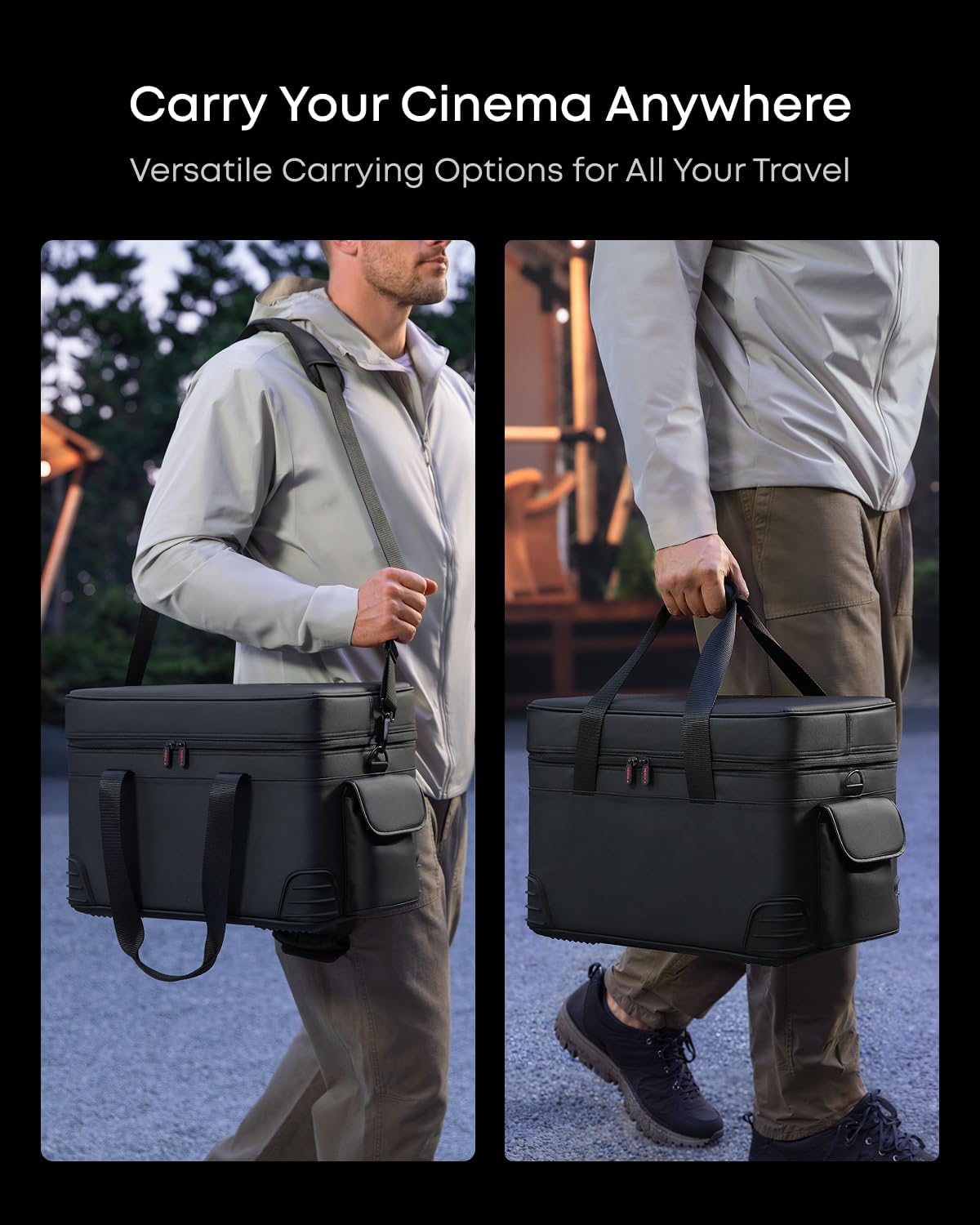 NEBULA X1 Carry Case, Designed X1 Bundle, All-in-One Storage, IPX4 Waterproof, Durable and Drop-Proof, Premium Quality, Hand and Shoulder Straps, Travel-Ready for Portable Outdoor Use