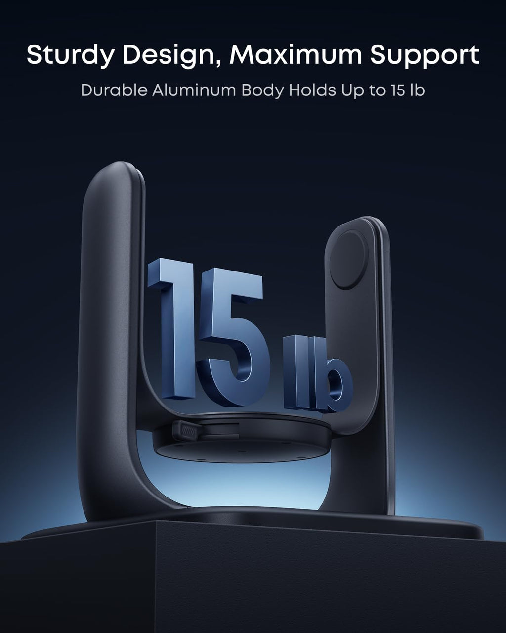 NEBULA Gimbal Stand for Projectors, 360° Rotation, Adjustable Height and Angle, Easy Setup, Projects onto Ceiling, Compatible X1, Cosmos 4K SE, Cosmos Laser 4K, for Backyard, Bedroom