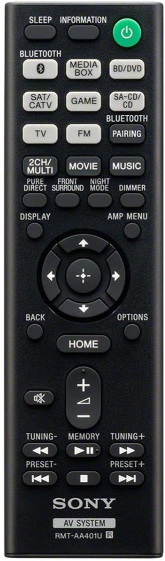 Sony STRDH590 5.2 Channel Surround Sound Home Theater Receiver: 4K HDR AV Receiver with Bluetooth,Black