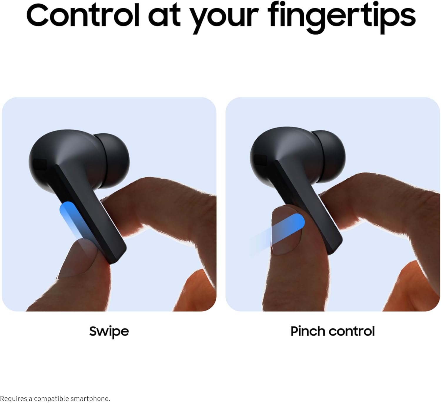 SAMSUNG Galaxy Buds 3 FE (2025) True Wireless Bluetooth Earbuds, Active Noise Cancellation, Powerful Sound, Clear Calls, Long Lasting Battery, Hands Free AI, Black US Version, 2 Year Warranty