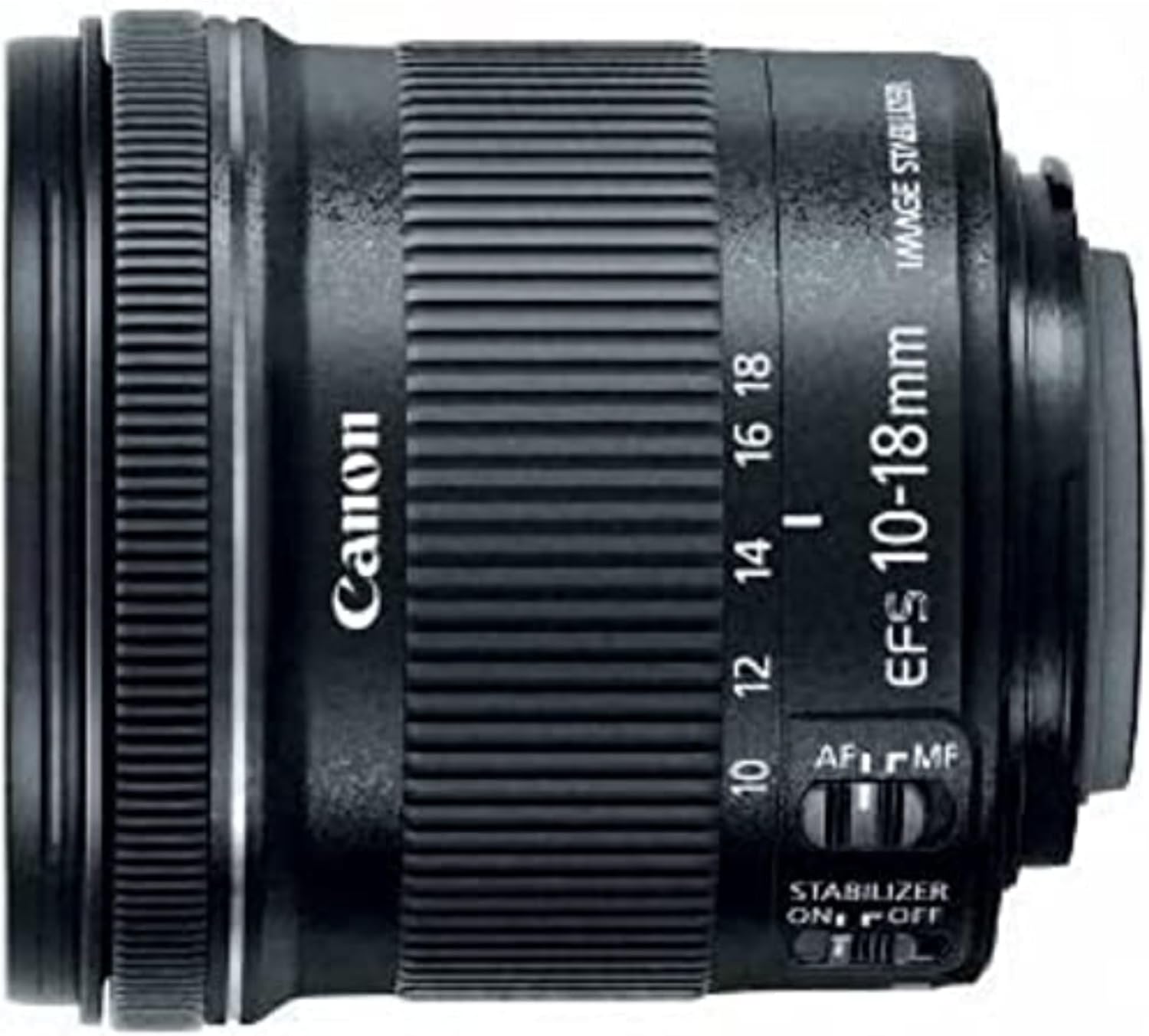 Canon EF-S 10-18mm f/4.5-5.6 is STM Lens, Lens Only
