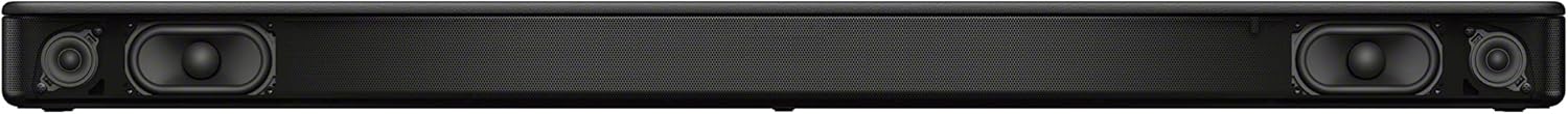 Sony S100F 2.0ch Soundbar with Bass Reflex Speaker, Integrated Tweeter and Bluetooth, (HTS100F), easy setup, compact, home office use with clear sound black