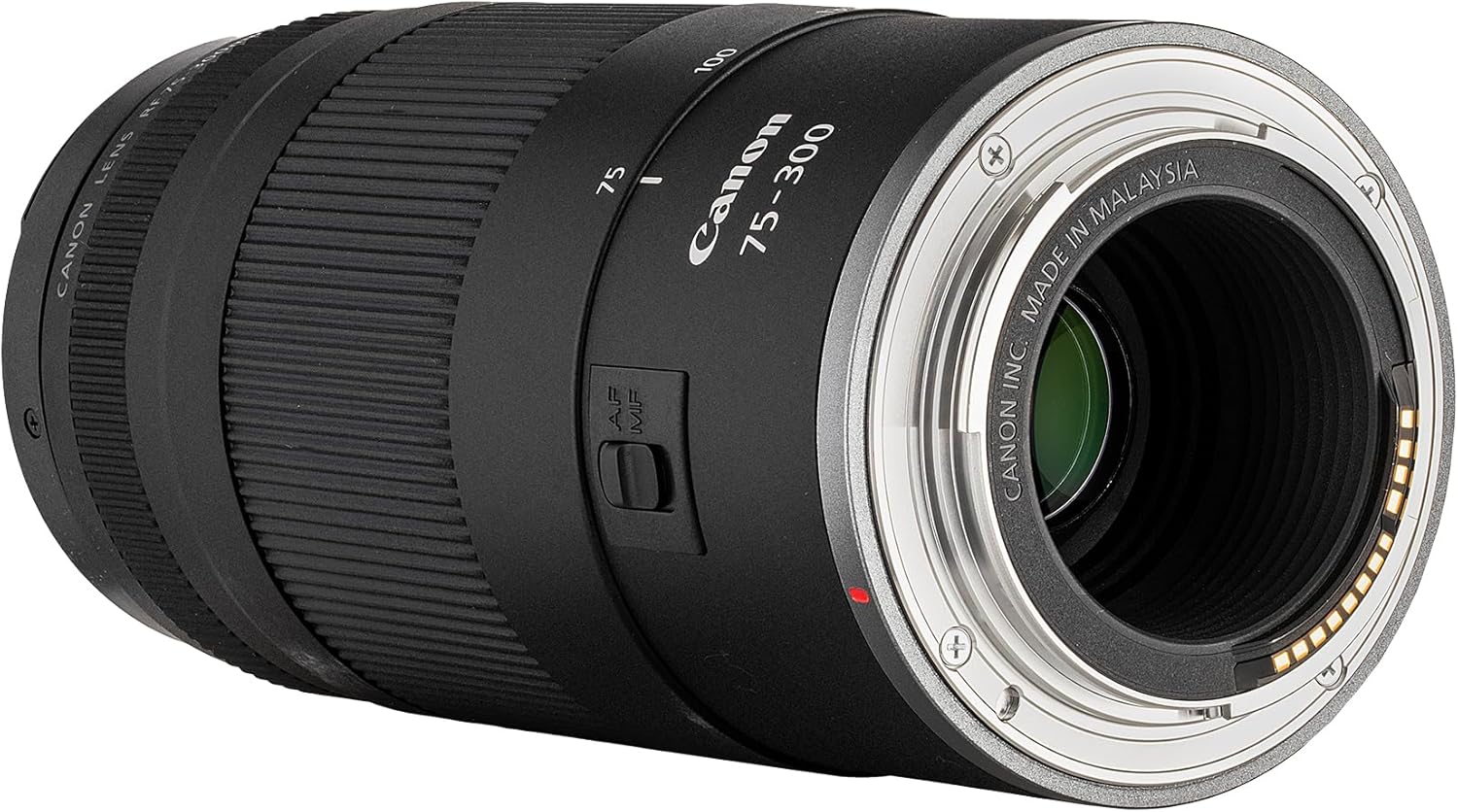 Canon RF 75-300mm F4-5.6 Telephoto Zoom Long-Range Autofocus Lens for EOS R Mirrorless Cameras + 58mm 3 Piece Filter Kit + Large Lens Bag + Cap Keeper + Cleaning Kit