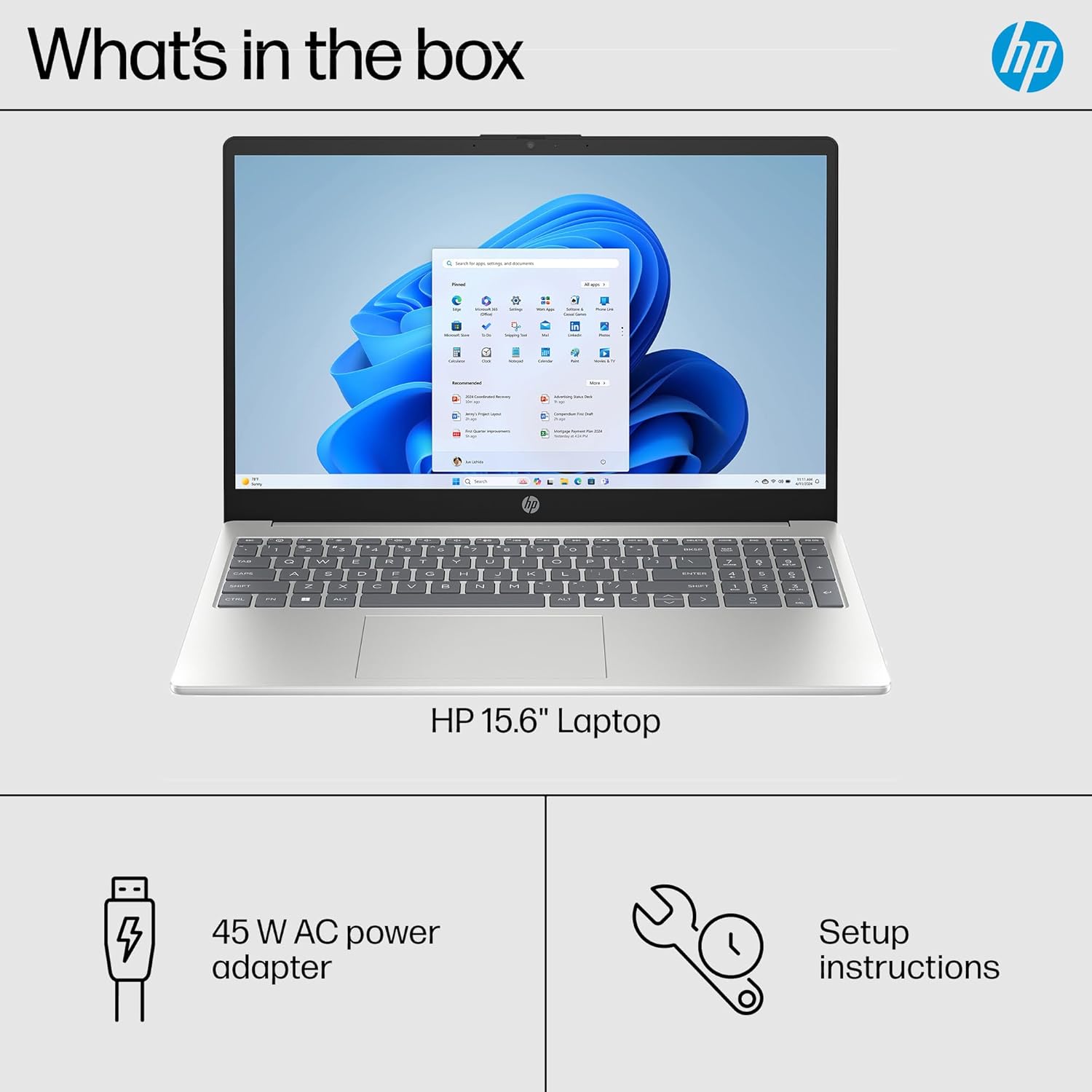 HP 15.6" FHD Touchscreen Laptop 2026, Intel i5-1334U, 8GB RAM, 512GB SSD, Long Battery Life, Portable for Students & Business, Office 365, Numeric Keypad, Fast Charge, Windows 11 Home, Silver