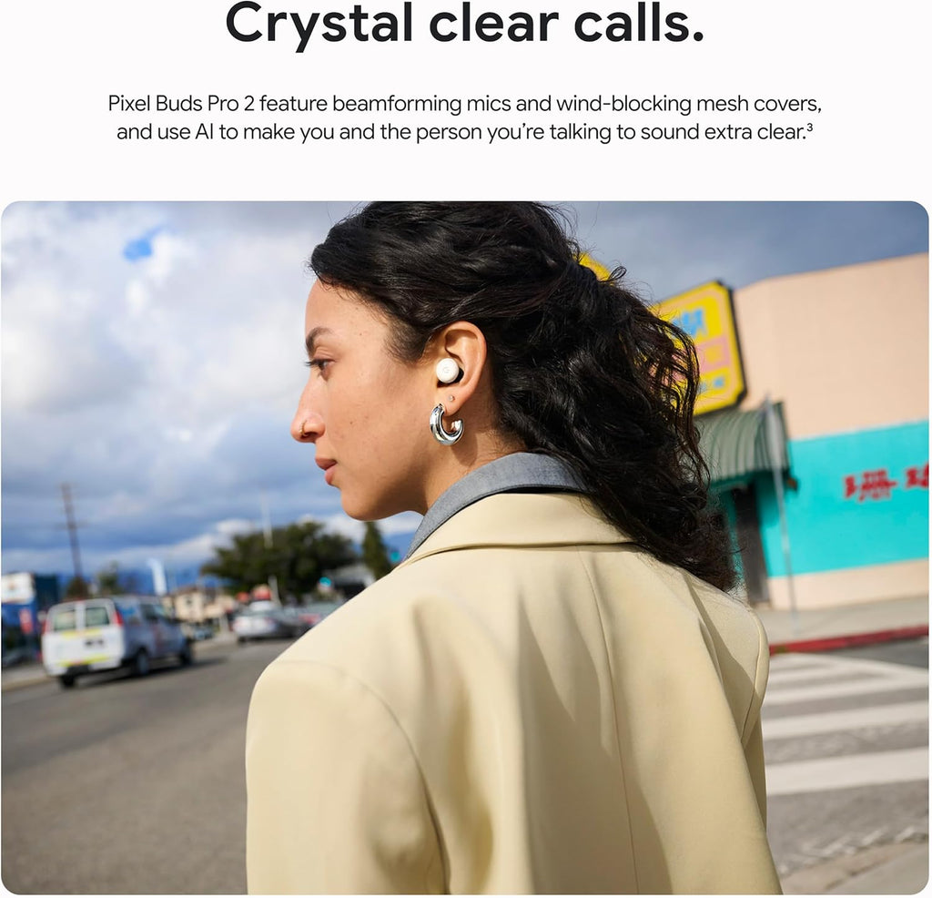 Google Pixel Buds Pro 2 - Wireless Earbuds with Active Noise Cancellation – Bluetooth Headphones - Hazel
