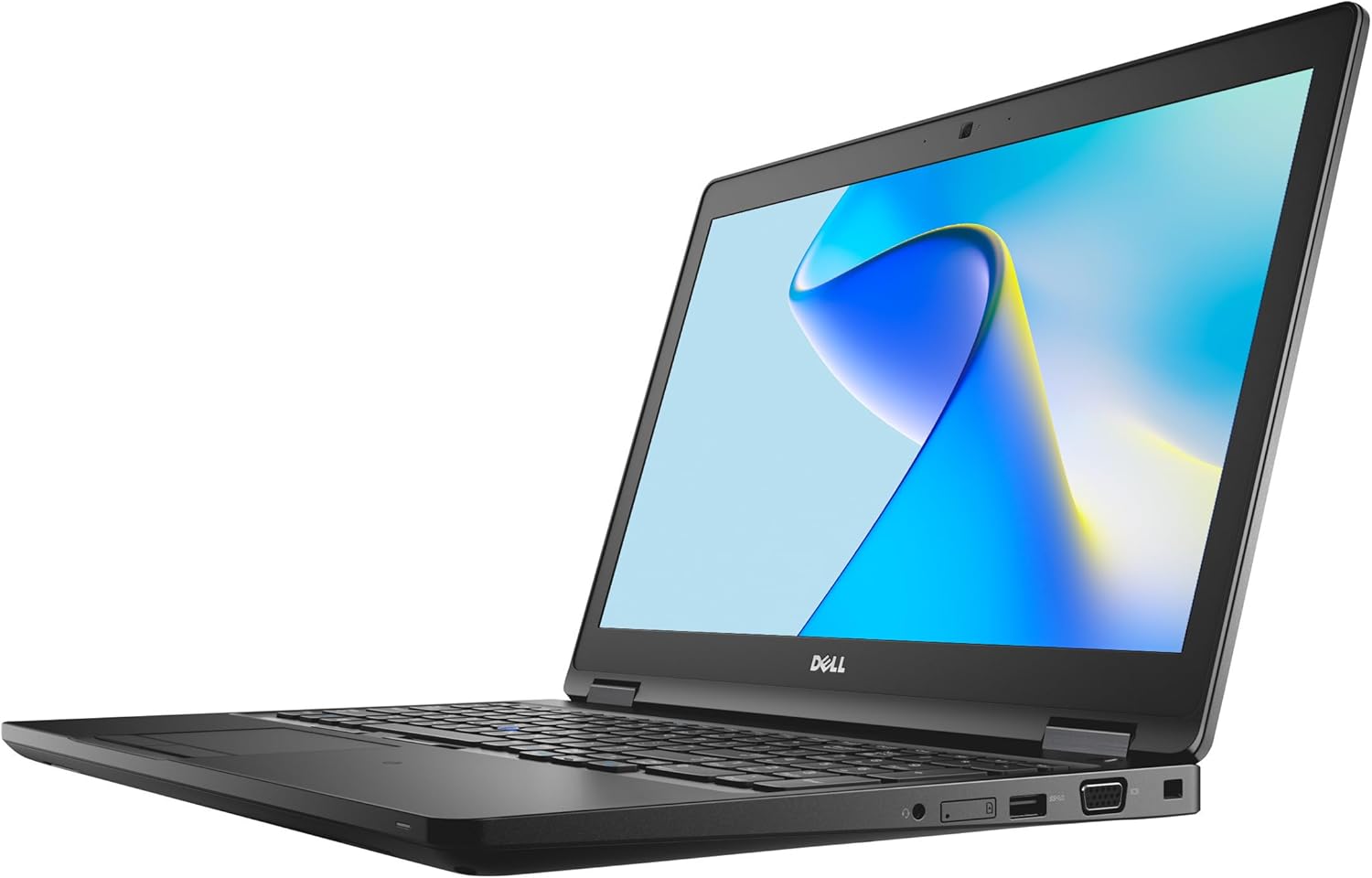 Dell Latitude 5580 15.6" Laptop Computer, 7th Gen Core i5-7300, 8 GB RAM, 256 GB SSD, HDMI, Windows 11 Pro (Renewed)