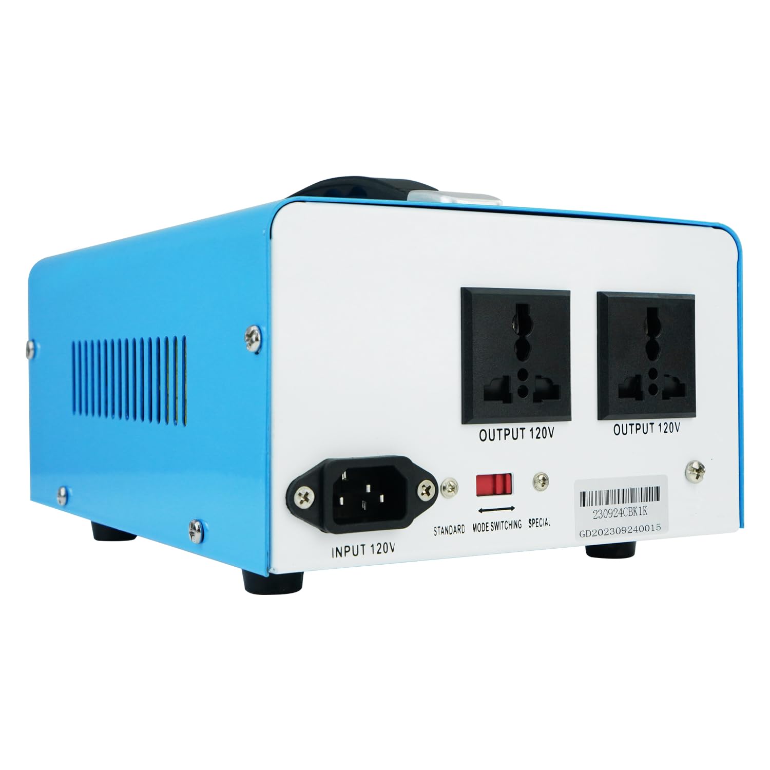 ZHENGXI Isolation Transformer 120V to 120V,1000W Transformer Voltage Converter, HD Display, No Niose, 2 Output Sockets