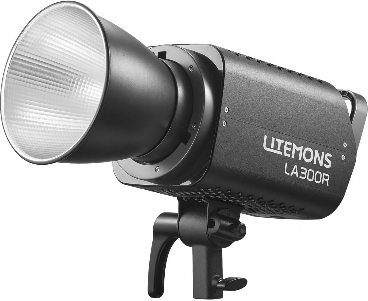Godox Litemons LA300R RGB LED Video Light Kit Dimmable Studio Monolight Lighting for Photography and Video (Black) with Carrying Bag