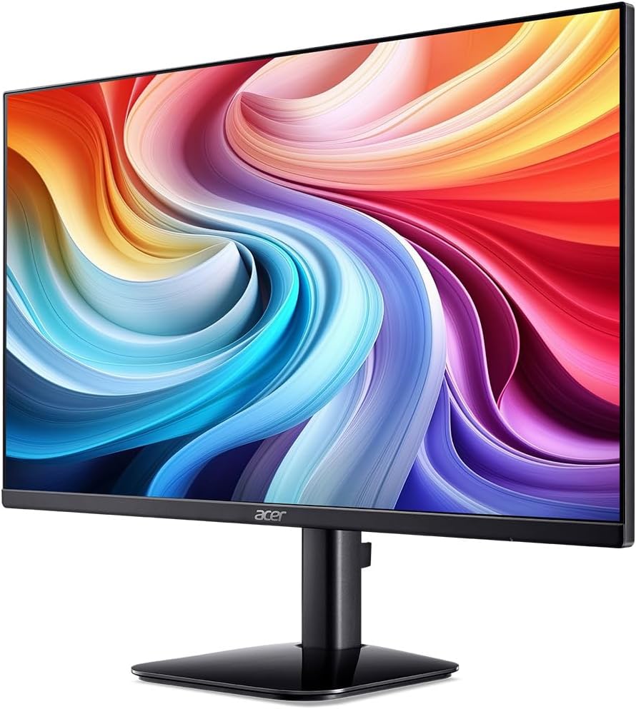 acer KA242Y G0bi 23.8" Full HD (1920 x 1080) Zero-Frame Home Office IPS Monitor | Adaptive-Sync Support (FreeSync Compatible) | Up to 120Hz Refresh | 1ms (VRB) | sRGB 99% | Tilt | HDMI & VGA Ports