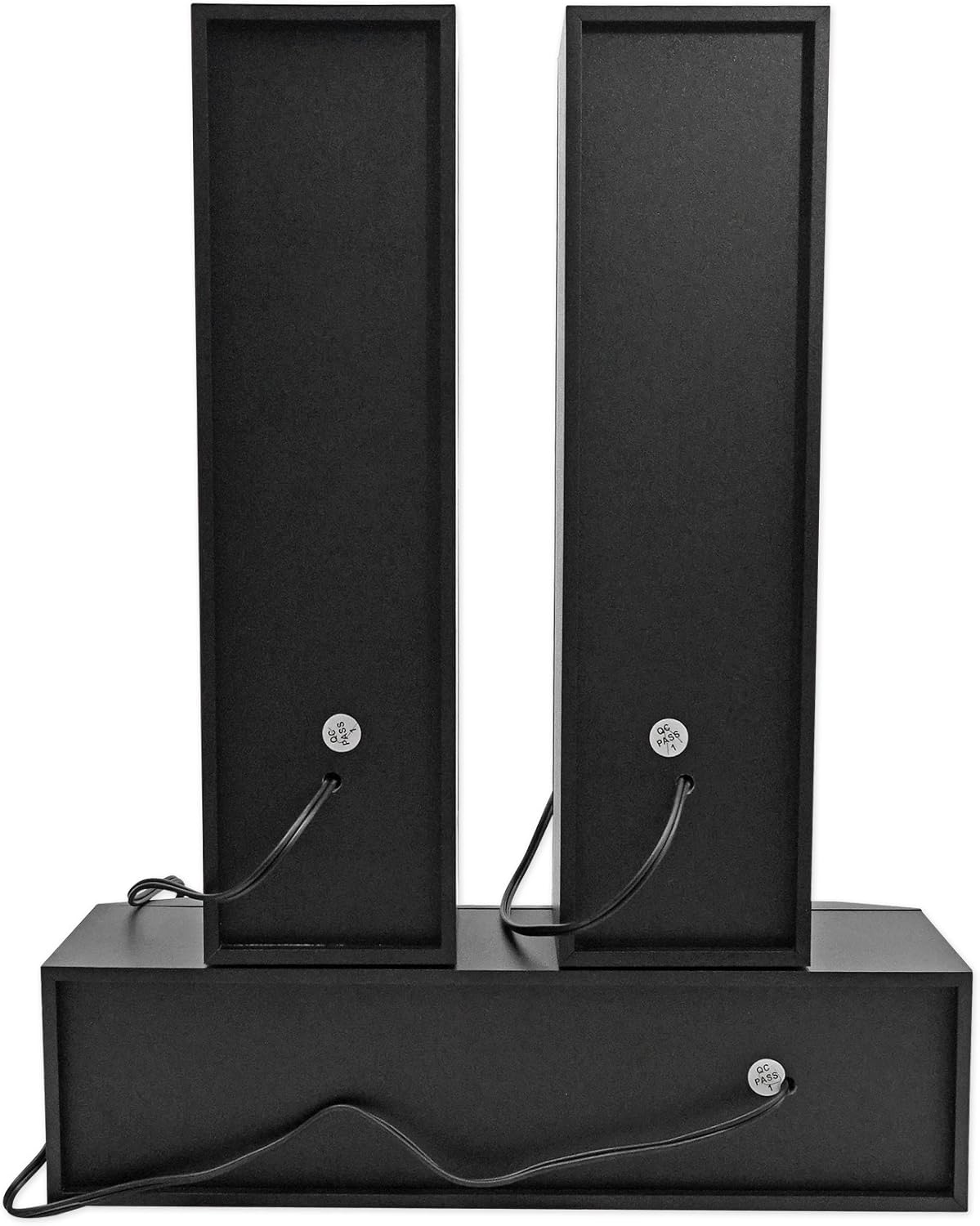 Rockville HTS56 1000W 5.1 Channel Home Theater System, Bluetooth, USB, 8" Subwoofer, LED Light Effects, Remote Control, Optical Input, for Movies, Music & Karaoke