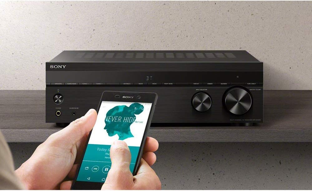 Sony STRDH590 5.2 Multi-Channel 4k HDR AV Receiver with Deco Gear HDMI Cable Bundle