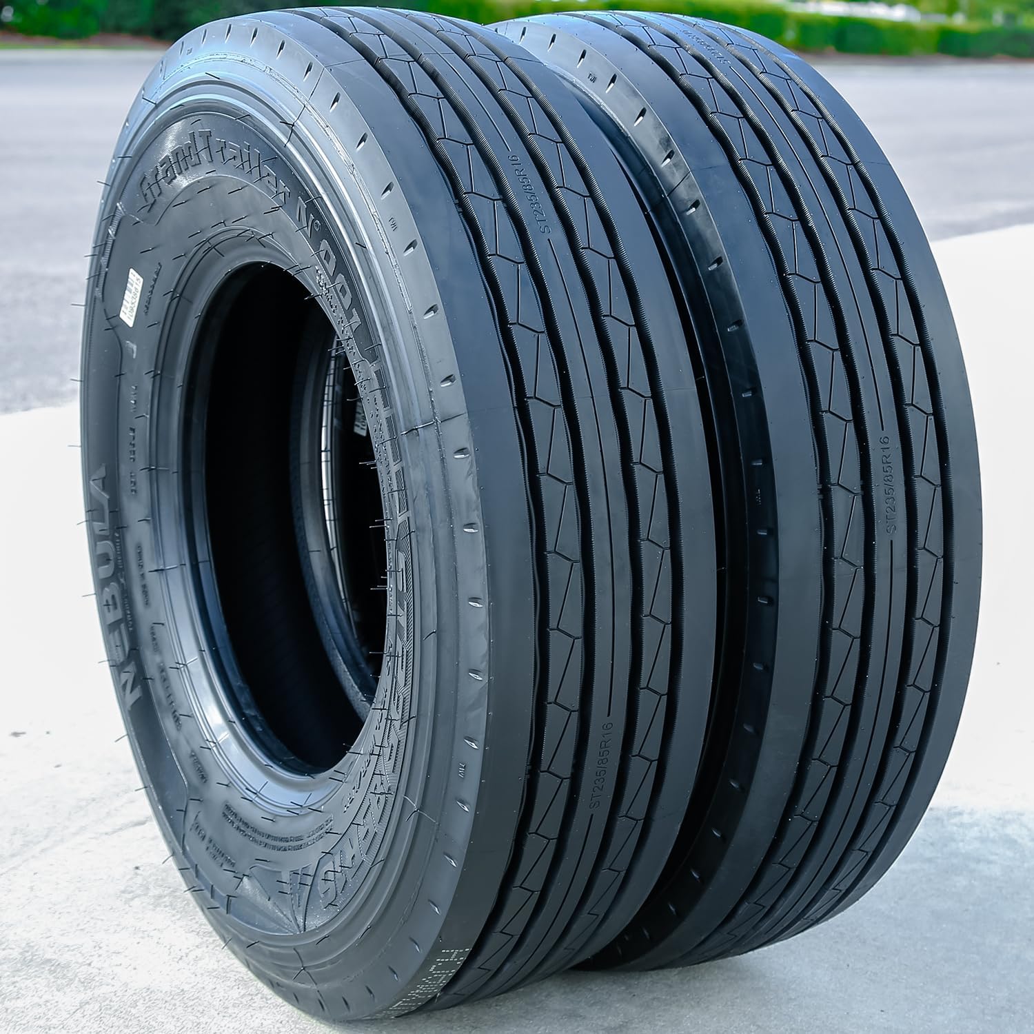 Nebula Grand Trailer-N' 001 All Steel Heavy Duty Premium Trailer Radial Tire-ST235/85R16 235/85/16 235/85-16 133/128L Load Range H LRH 16-Ply BSW Black Side Wall