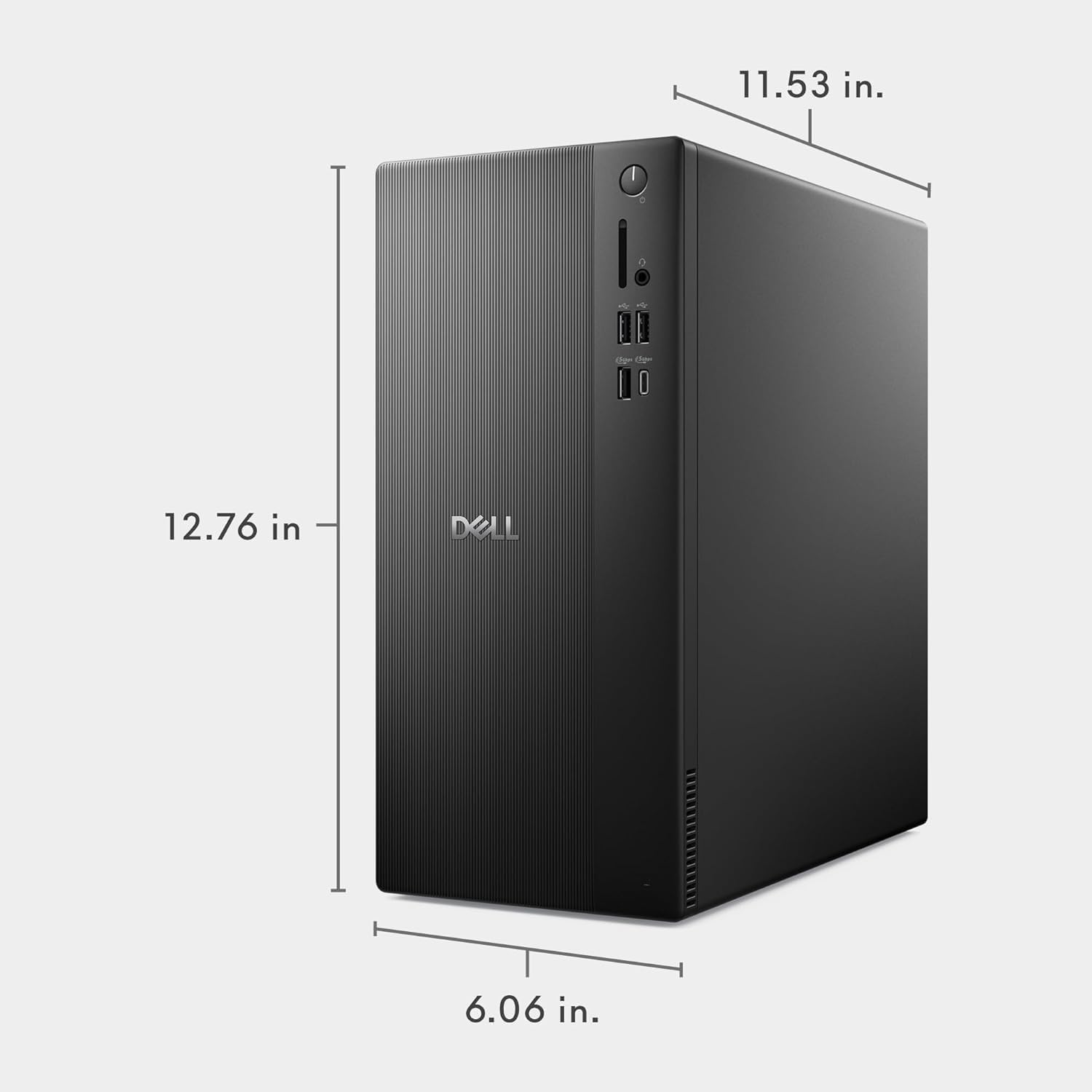 Dell ECT1250 Tower Desktop Computer - Intel Core Ultra 5 225 Processor, 16GB DDR5 RAM, 512GB NVMe SSD, Intel UHD Graphics, Wi-Fi 6 & Bluetooth 5.4, Keyboard & Mouse, AI Copilot, Windows 11 Home