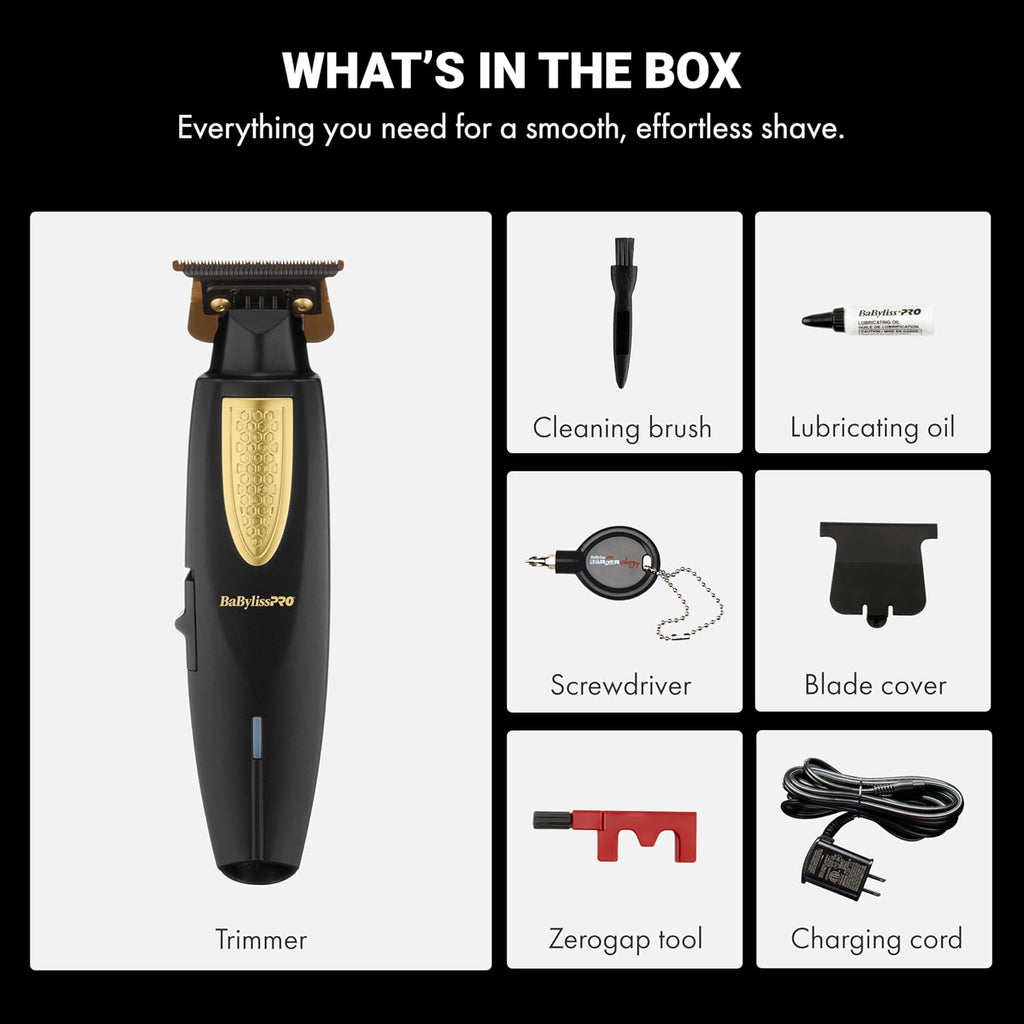 BaBylissPRO LithiumFX Cord/Cordless Lithium Ergonomic Hair Trimmers for Men