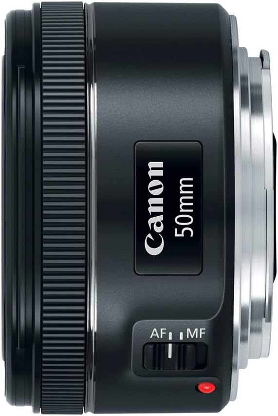 Canon EF 50mm f/1.8 STM Lens, Black