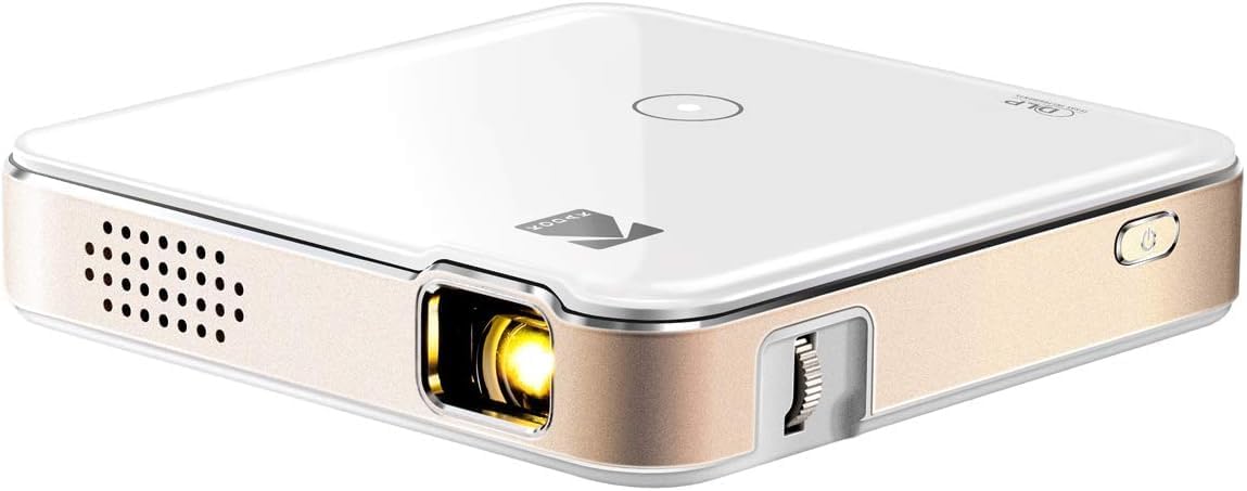 KODAK Luma 150 Ultra Mini Pocket Pico Projector - Built in Rechargeable Battery & Speaker, 1080P Support Portable Wireless LED DLP Movie & Video Travel Projector with 6FT HDMI Cable