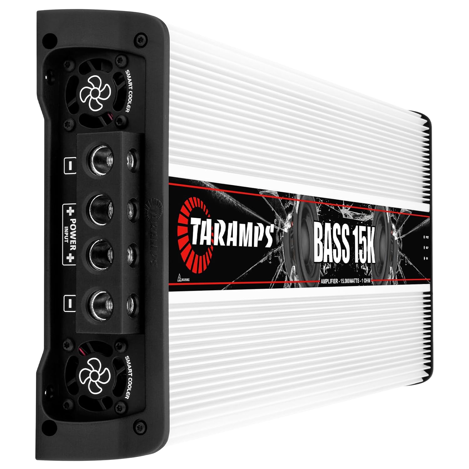 Taramps Bass 15k 1 Ohm 1 Channel 15000 Watts RMS, Mosfet Amplifier with EQ BASS, Gain Control, Class D, Monoblock Digital, Car Audio Amp, Great for Subwoofers