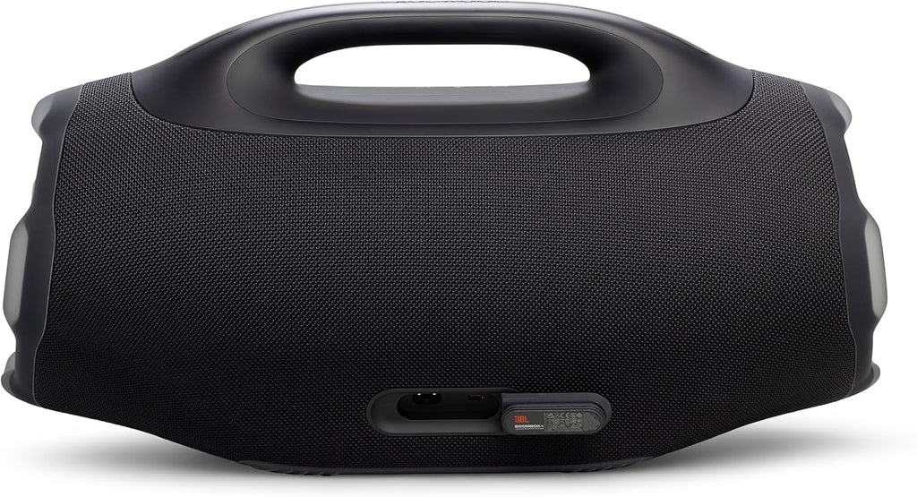 JBL Boombox 4 - Most Powerful Portable Waterproof Speaker with Massive Pro Sound, Up to 34 Hours of Playtime, & Multi-Speaker Connection by Auracast™ (Black)