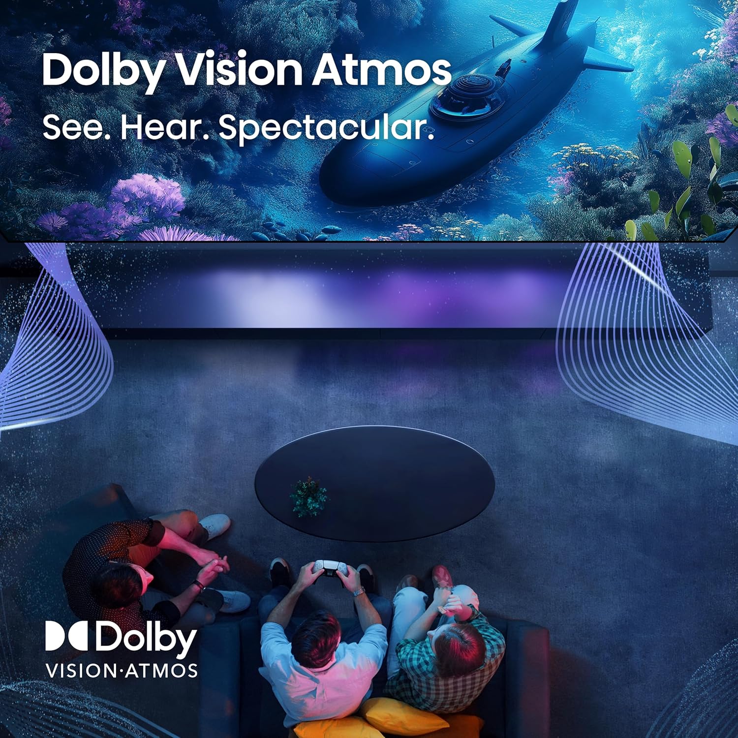 Hisense 55" E6 Cinema Series Hi-QLED 4K UHD Smart Fire TV (55E6QF, 2025 Model) - AI Light Sensor, Dolby Vision · Atmos, Voice Remote with Alexa, Motion Rate 120, HDR 10+ Adaptive, Game Mode Plus