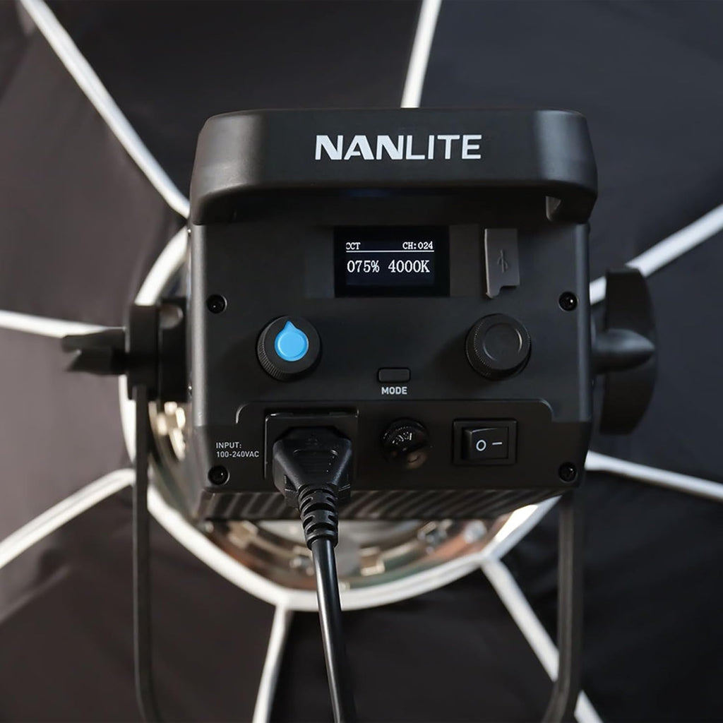 Nanlite FS-300B 350W Bi-Color LED Spotlight-2700K-6500K Adjustable CRI 96,App Control,Led Video Light Bowens Mount for Photography/Videography/YouTube/TikTok Content Creation & Live Streaming