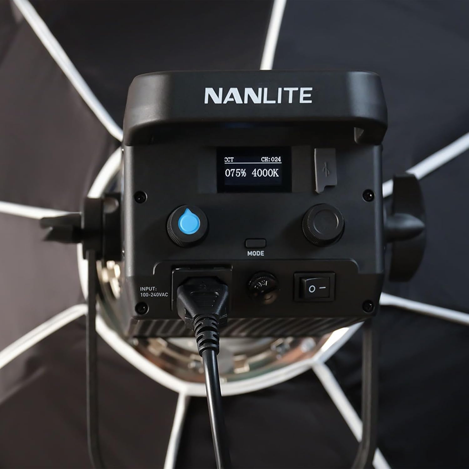 Nanlite FS-300B 350W Bi-Color LED Spotlight-2700K-6500K Adjustable CRI 96,App Control,Led Video Light Bowens Mount for Photography/Videography/YouTube/TikTok Content Creation & Live Streaming