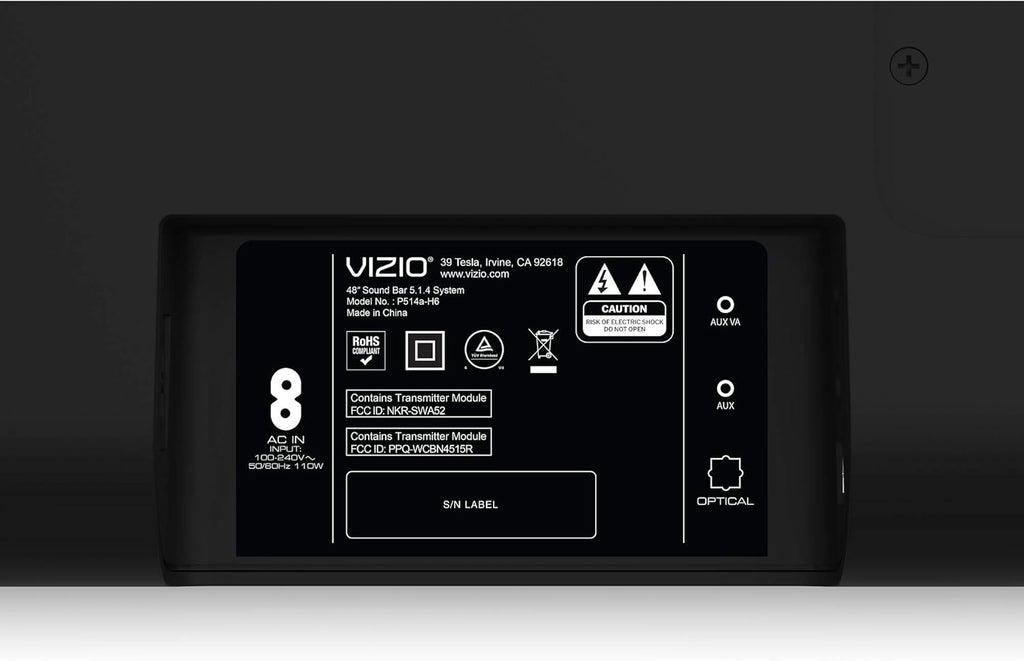 VIZIO Elevate 5.1.4 Home Theater 48" Sound Bar Dolby Atmos and DTS:X (P514a-H6) (Renewed)
