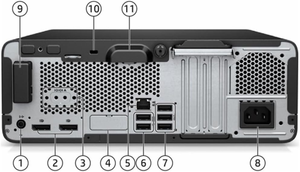 HP ProDesk 600 G6 SFF Desktop, Windows 11 Pro Computer PC, Intel Core i5-10500 (up to 4.50 GHz), 16GB RAM, 256GB SSD, 4K Support, Displayport (Refurbished)