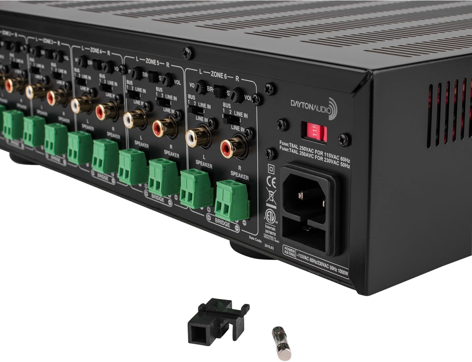 Dayton Audio MA1240a Multi-Zone 12 Channel Amplifier