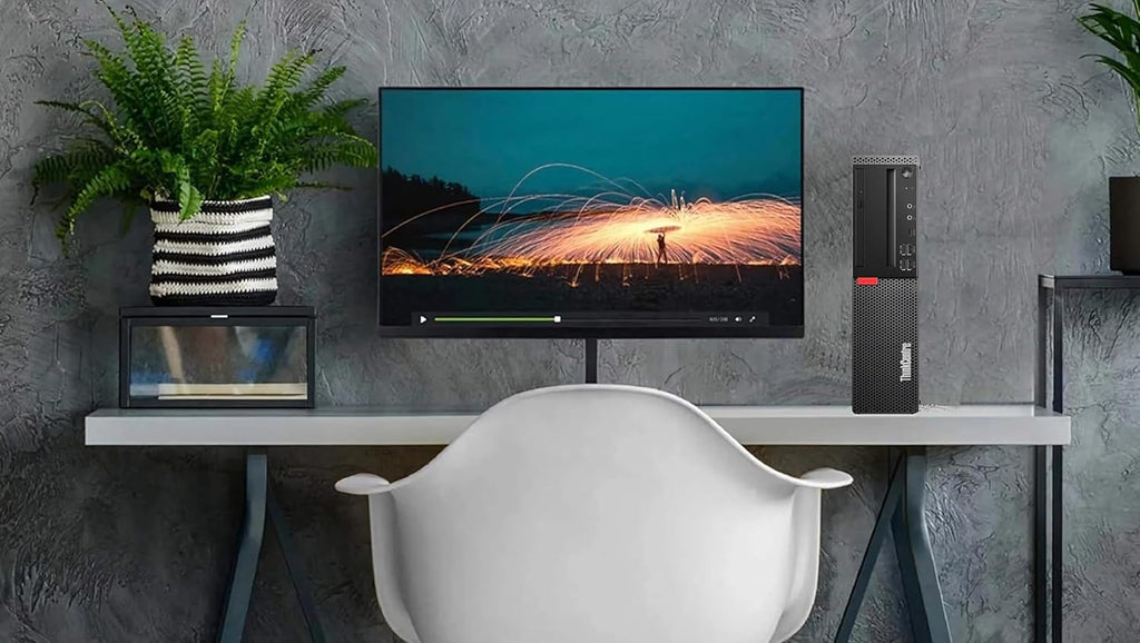 Lenovo ThinkCentre M920S SFF Desktop Computer, 8th Gen Hexa Core i5-8500, 32GB DDR4 RAM, 1TB SSD, VGA, DP, Keyboard and Mouse, WiFi, BT, Windows 11 Pro (Renewed)