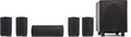 Definitive Technology ProCinema 6D - Compact 5.1 Channel Home Theater Speaker System | 250-Watt Powered Subwoofer Center Channel + 4 Speakers | Sleek Modern Looks Match Any Décor Black