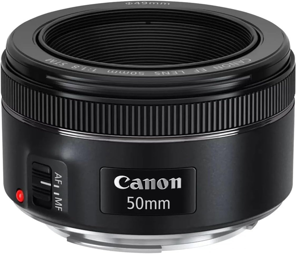 Canon EF 50mm f/1.8 STM Lens, Black