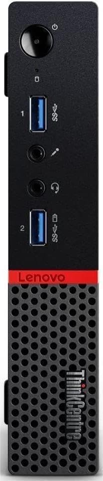 Lenovo ThinkCentre M900 Tiny Desktop PC, Intel Core i5-6500, 8GB RAM, 256GB SSD, Keyboard and Mouse, USB WiFi, USB Bluetooth, Windows 11 Professional (Renewed)