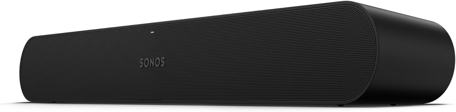 Sonos Ray - Compact Soundbar for TV and Music - Black