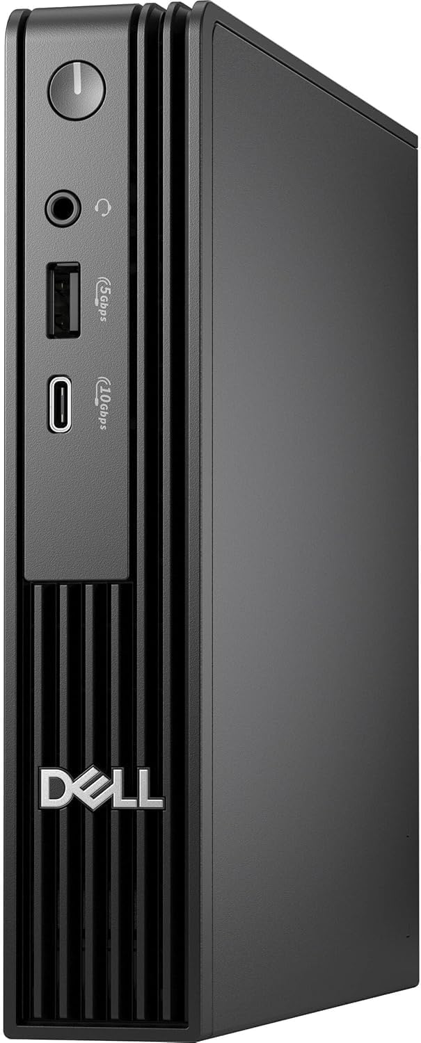 Dell Pro Micro QCM1250 Desktop Computer - Intel Core Ultra 5 235T - 16 GB - 512 GB SSD - Micro PC, Windows 11 Pro - Black