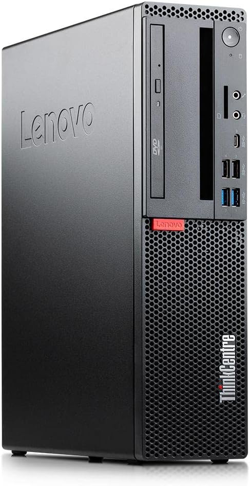 Lenovo ThinkCentre M910s SFF Desktop Computer - Intel Core i5 7th Gen Processor 16GB RAM 512GB SSD Windows 11 Pro WiFi & Bluetooth Dual DisplayPort HDMI Adapter (Renewed)