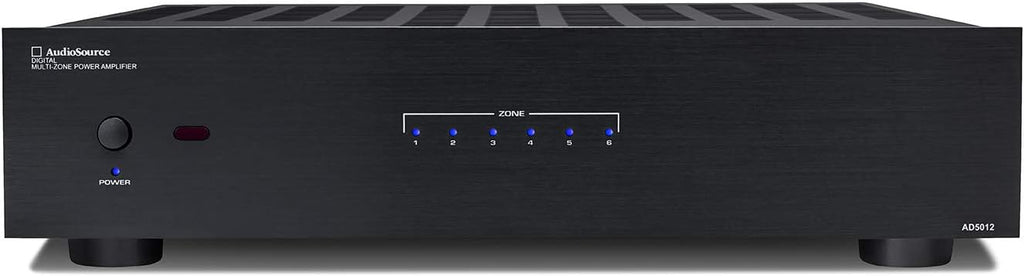 AudioSource Digital Amplifier, 12 Channel Stereo Versatility D Amplifier AD5012 for Home Sound Systems