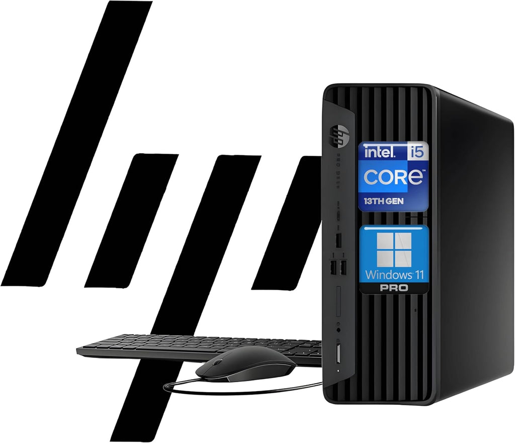HP ProDesk 400 G9 SFF Business Desktop Computer, Latest 13th Gen Intel Core i5-13500, 16GB RAM, 512GB PCle SSD, Dual 4K Display Support, USB-C, HDMl, RJ-45, Wi-Fi, Wired Keyboard & Mouse, Win11 Pro