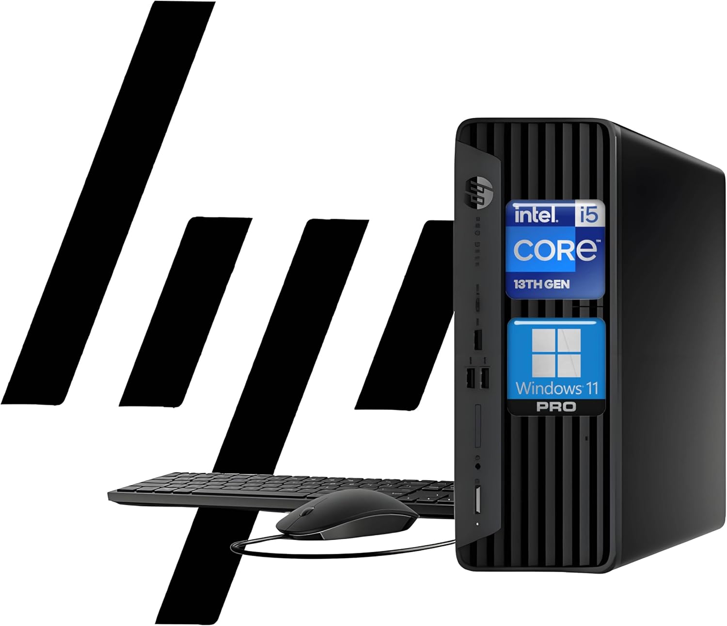 HP ProDesk 400 G9 SFF Business Desktop Computer, Latest 13th Gen Intel Core i5-13500, 16GB RAM, 512GB PCle SSD, Dual 4K Display Support, USB-C, HDMl, RJ-45, Wi-Fi, Wired Keyboard & Mouse, Win11 Pro