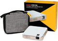 KODAK Luma 150 Pocket Projector | Portable Movie Projector w/ Built-In Speaker for Home & Office Produces Images Up to 150” - Includes Soft Case