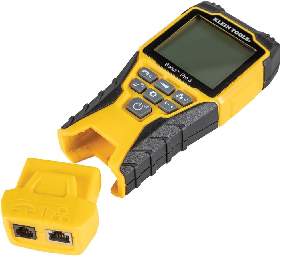 Klein Tools VDV501-851 Cable Tester Kit with Scout Pro 3 for Ethernet / Data, Coax / Video and Phone Cables, 5 Locator Remotes