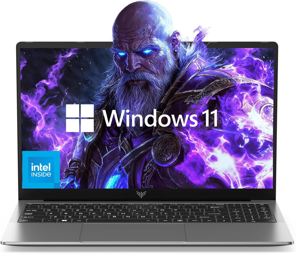 KAIGERR Laptop Computer Intel N-Series Windows Laptop 15.6-in 16GB DDR4 512GB SSD Traditional Laptops WiFi 5 HDMI Type-C USB3.2 Webcam 3.5mm Audio Numeric Keypad Office Laptops Student Laptops
